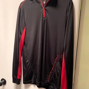 Harley Davidson zip up shirt